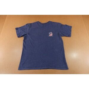 Southern Tide Mens Size Medium Blue Short Sleeve Sailboat Graphic Pocket T-Shirt